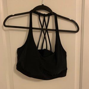 Under Armour black sports bra